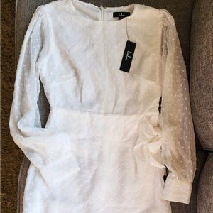 Lulus BRAND NEW much love swiss dress
